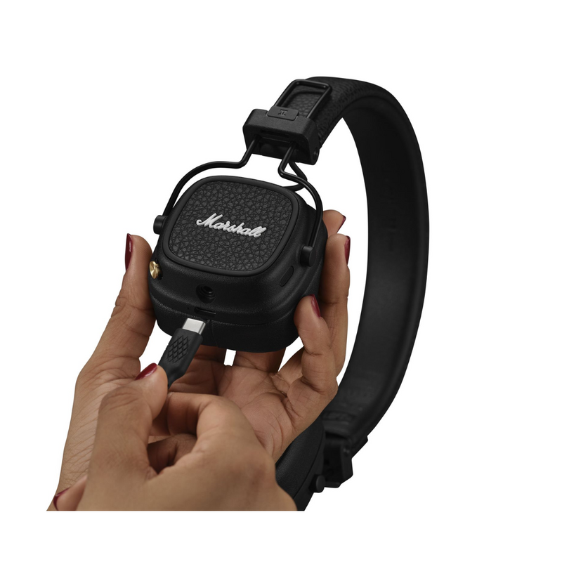 Marshall】ブルートゥースヘッドホン Major V ブラック MAJOR5BLACK