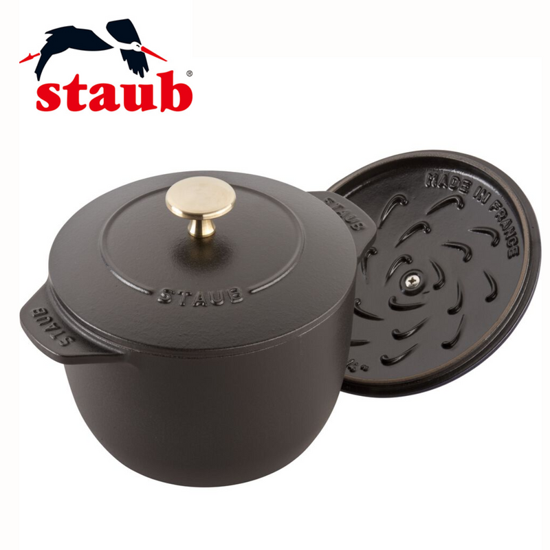 STAUB 】鋳物ホーロー鍋 ラ・ココット DE GOHAN Mサイズ・16cm（全3色）