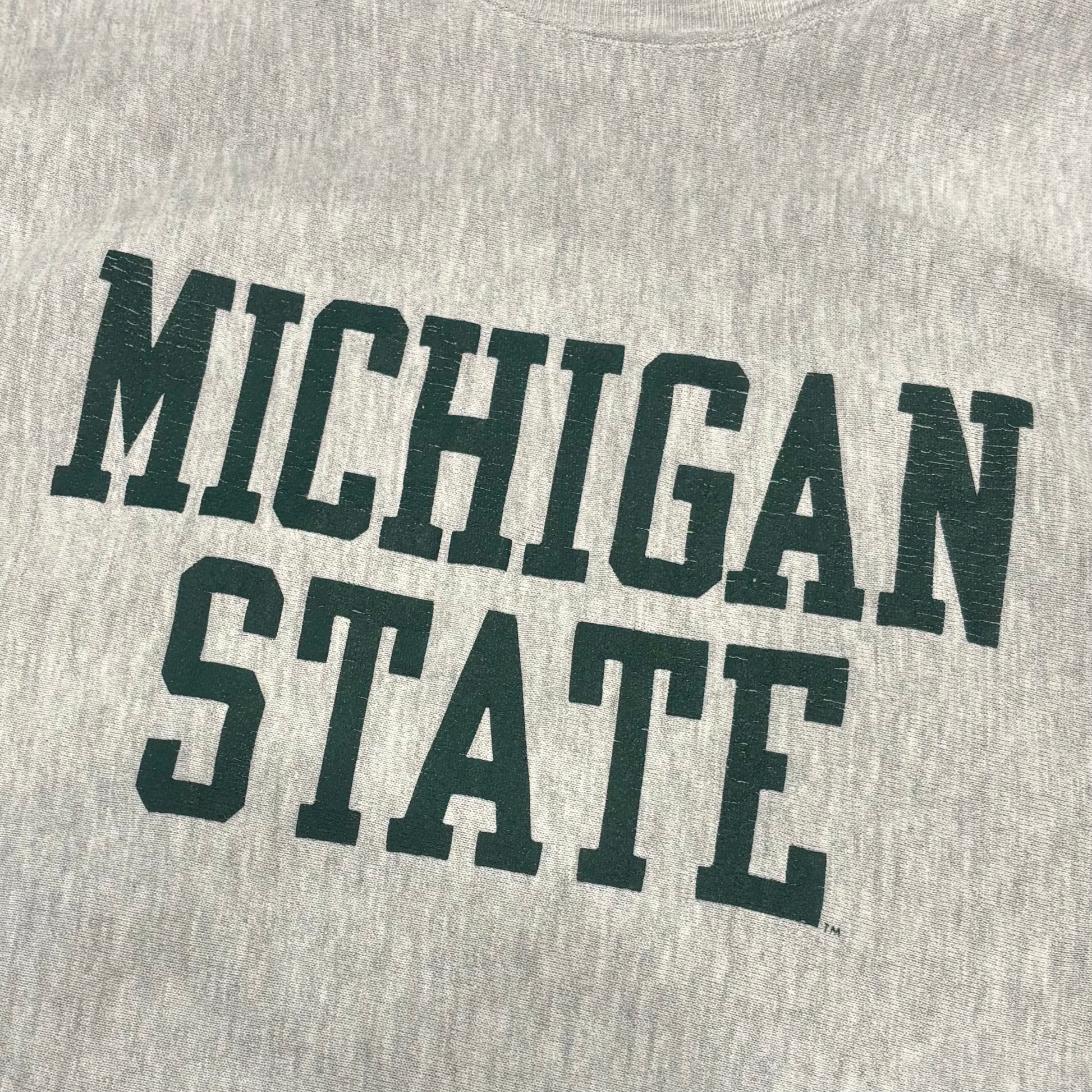 90's Champion ReverseWeave リバースウィーブ MICHIGAN STATE グレー