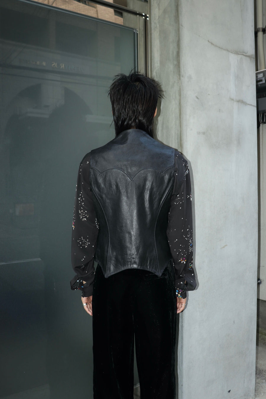 MASU(エムエーエスユー)のBAT LEATHER VEST BLACKの通販｜PALETTE art