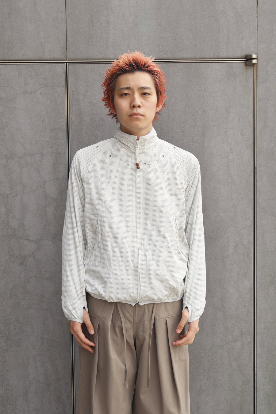 JIAN YE(ジェンイェ)のTRAINING JKT DOT WHITE(ブルゾン)の通販