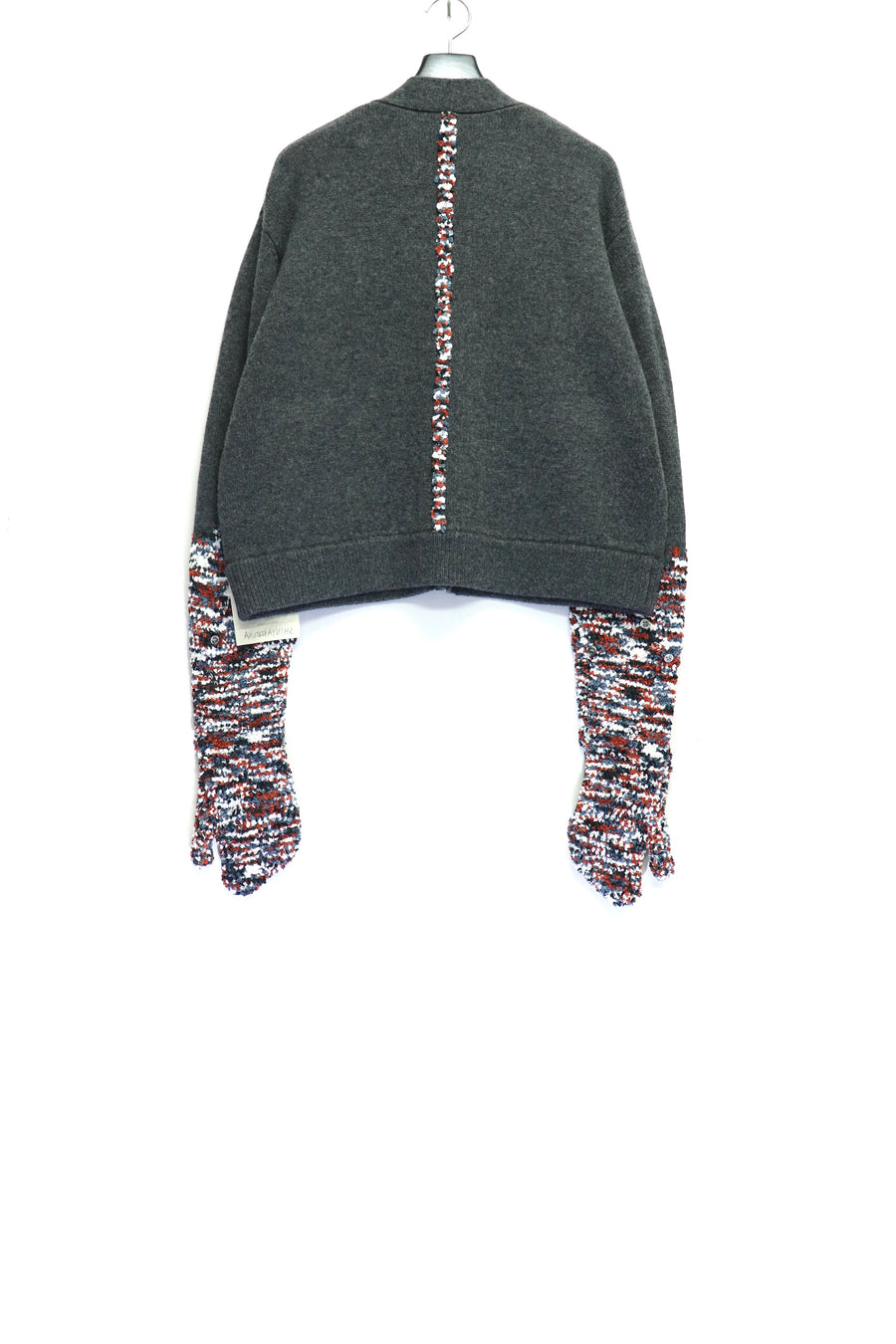 SHINYAKOZUKA(シンヤコヅカ)のMASCOT HANDS CARDI CHARCOAL(ニット)の