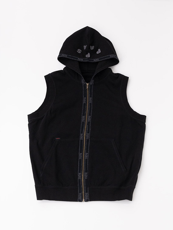 SALE】ストレッチ裏毛 フード付きベスト（MENアウター・ベスト・Papas