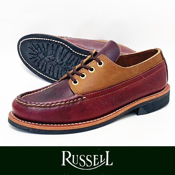 RUSSELL MOCCASIN ラッセルモカシン FISHING OXFORD DARK BROWN(paper