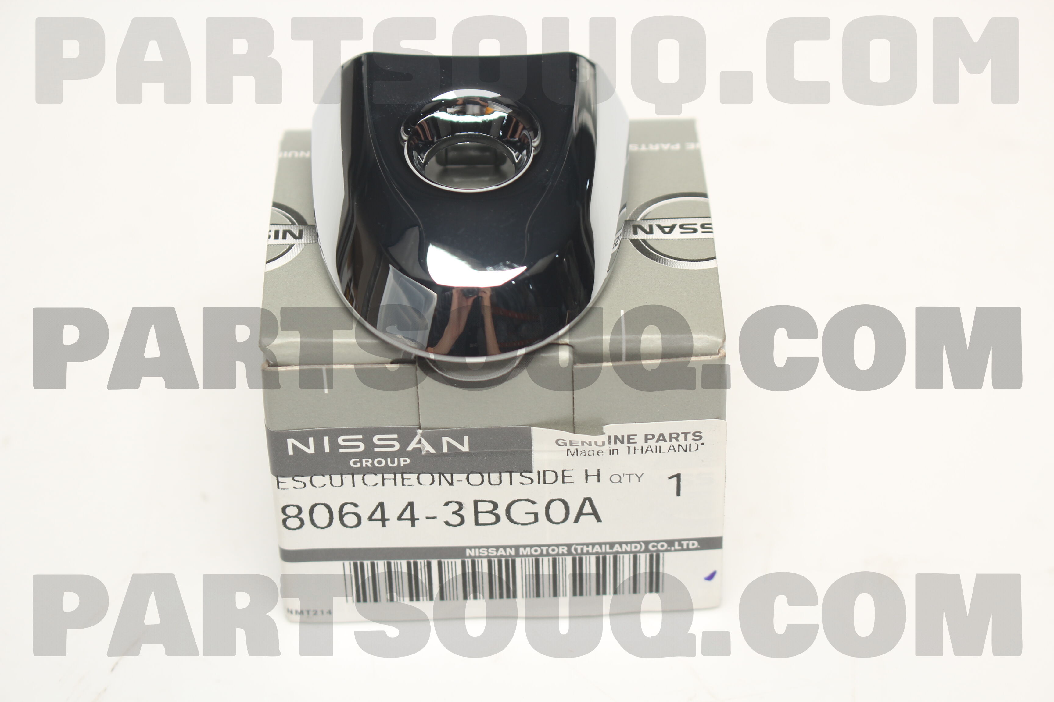 ESCUTCHEON-OUTSIDE HANDLE,FRONT DOOR LH 806443BG0A | Nissan Parts
