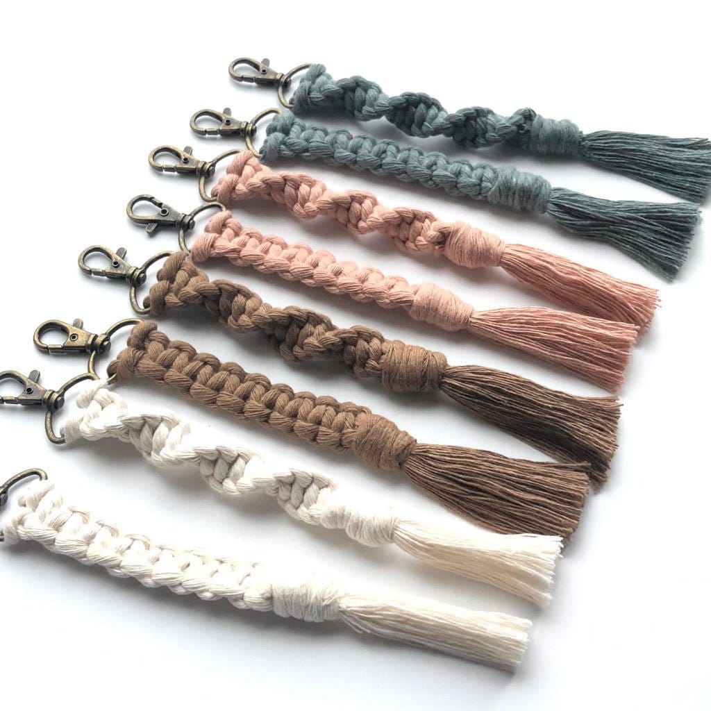 Roving Goddess Macramé Keychain Kit by Laurie Ann