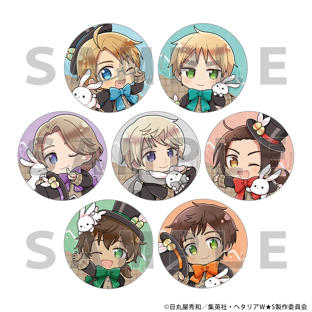 ヘタリア World☆Stars]トレーディング缶バッジBOX（イースター／ver.B