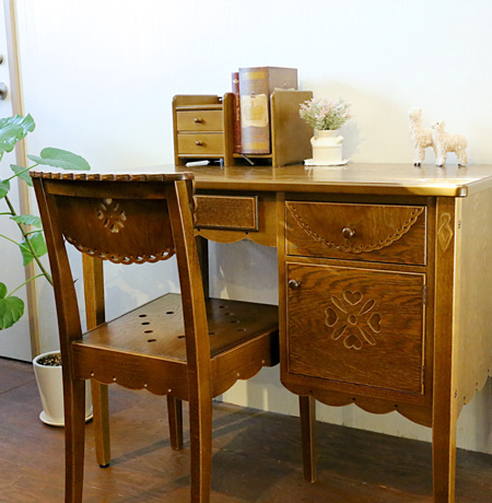 デスク（片袖） | 【パリの雑貨屋｜静岡の家具メーカー】静岡の職人