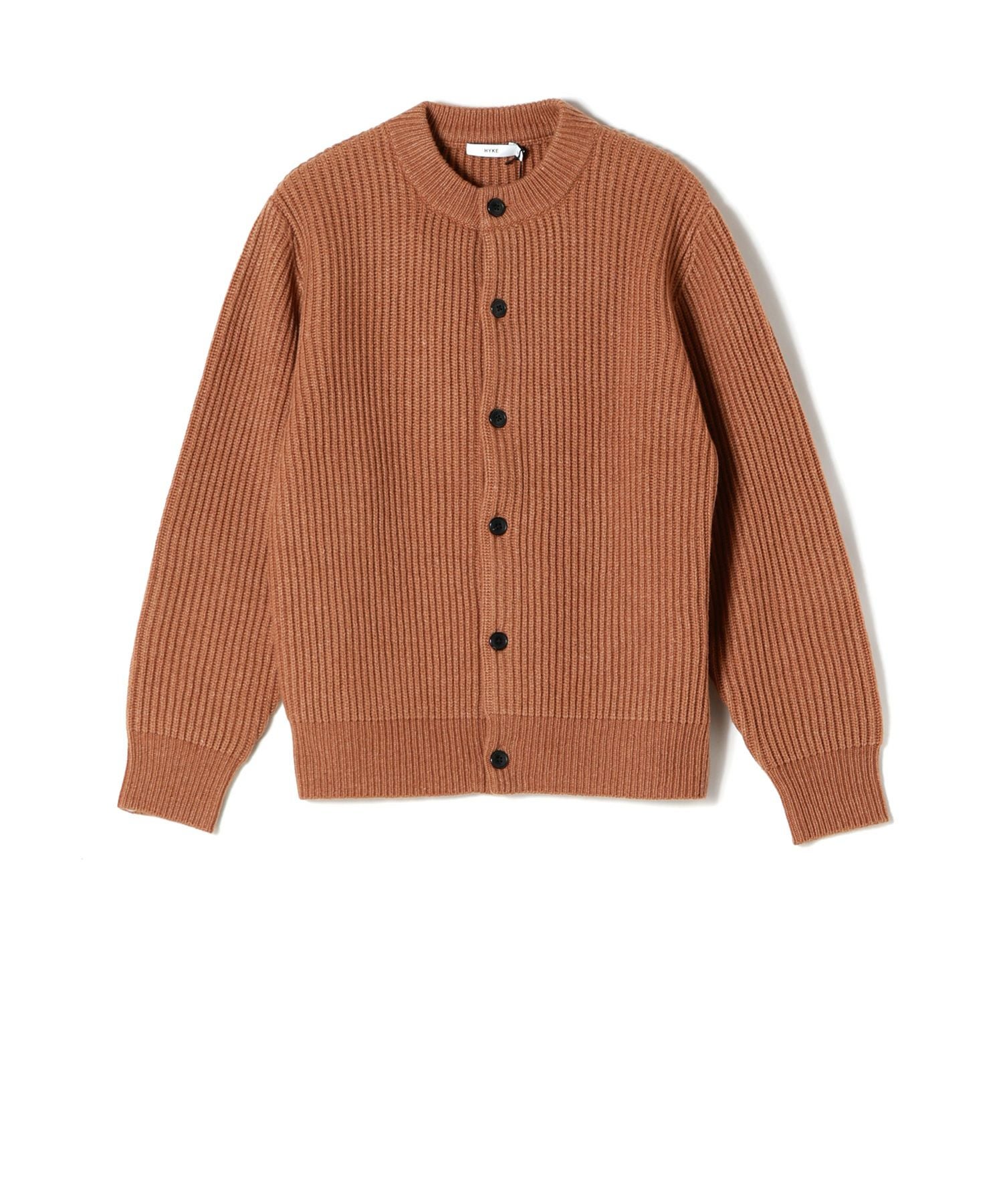HYKE(ハイク)】 RIBBED KNIT WOOL CARDIGAN｜PARIGOT ONLINE（パリゴ