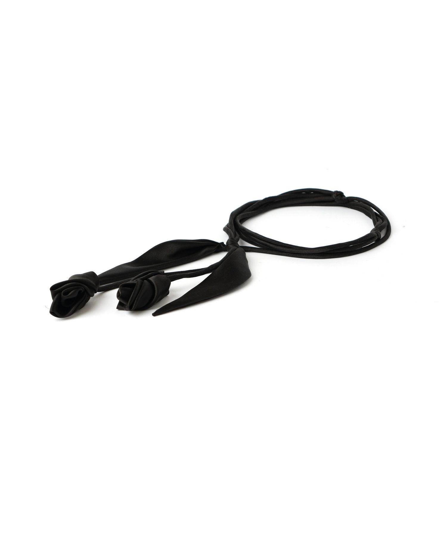 Mame Kurogouchi(マメ クロゴウチ)】 Floral Motif Silk Belt｜PARIGOT