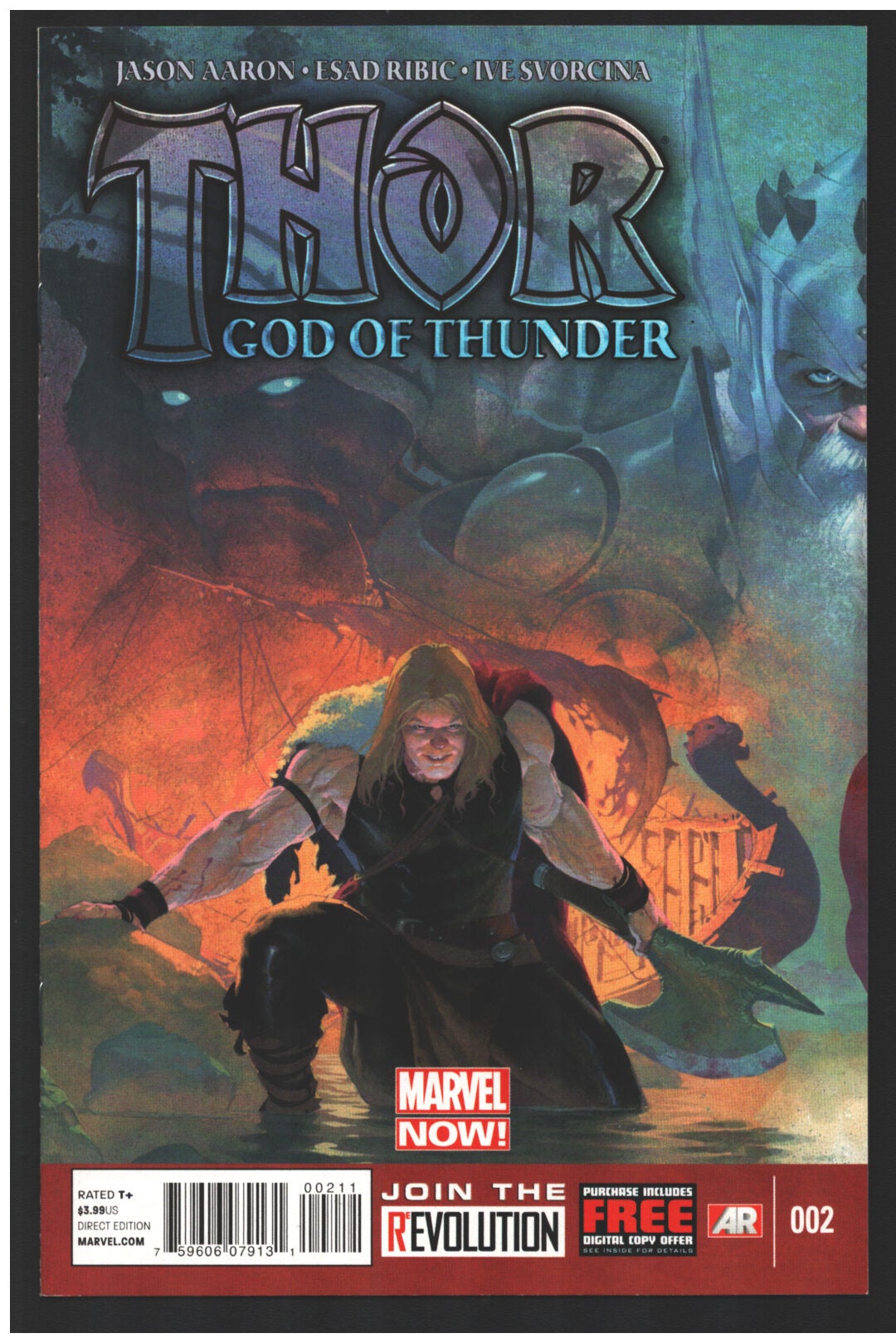 Thor God of Thunder #2 | Jason Aaron, Esad Ribic | First Edition