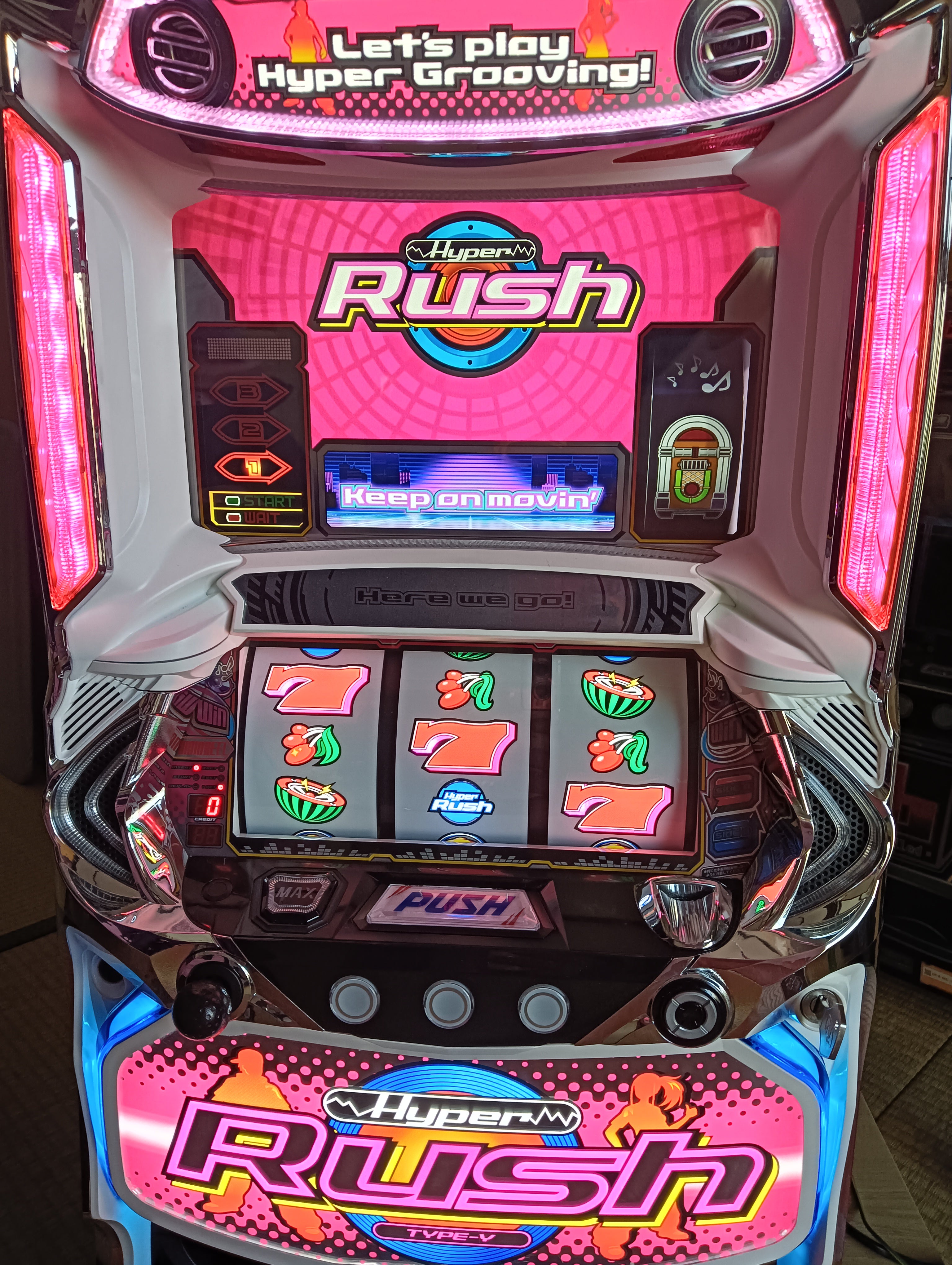 パチスロ実機] 6号機 パチスロハイパーラッシュ – 卓上・パチンコ