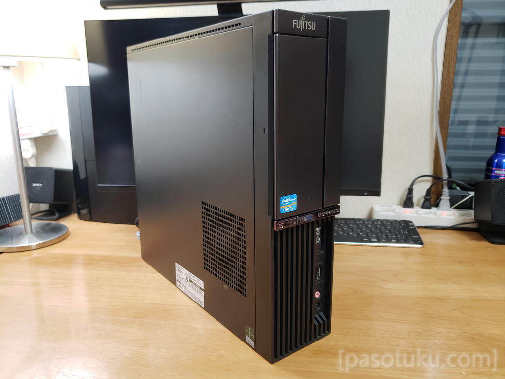 普通サイズのグラボが搭載可能なデスクトップPC（中古）「富士通