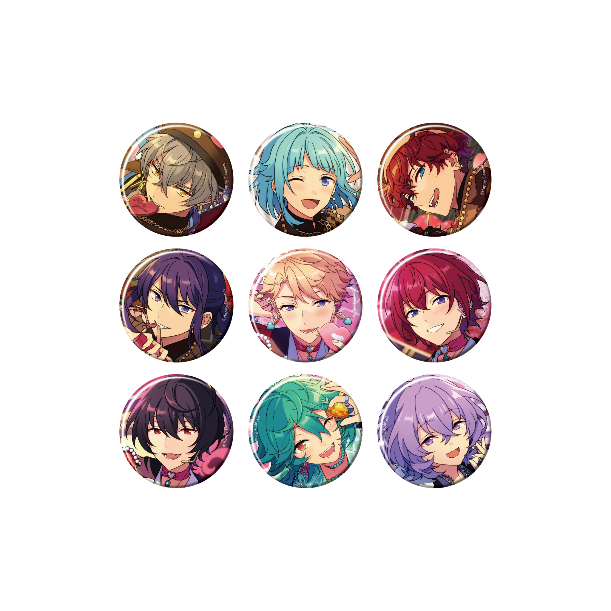 大神晃牙 テーマ缶 あんスタ 大神晃牙 テーマスカウト缶バッジ SUMMER Idol