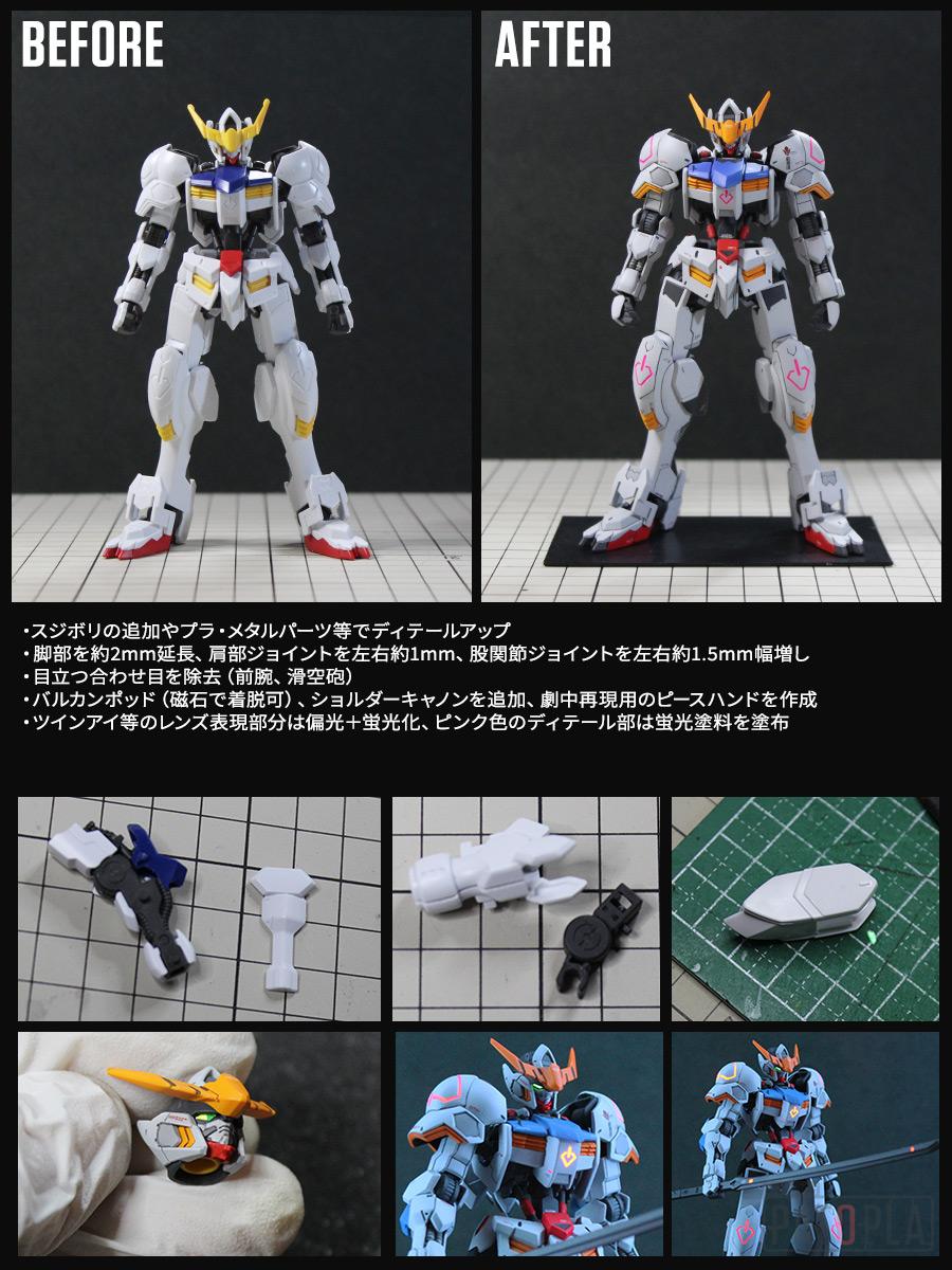 HG 1/144 ガンダムバルバトス 改修・全塗装製作 「次はどうすれば良い