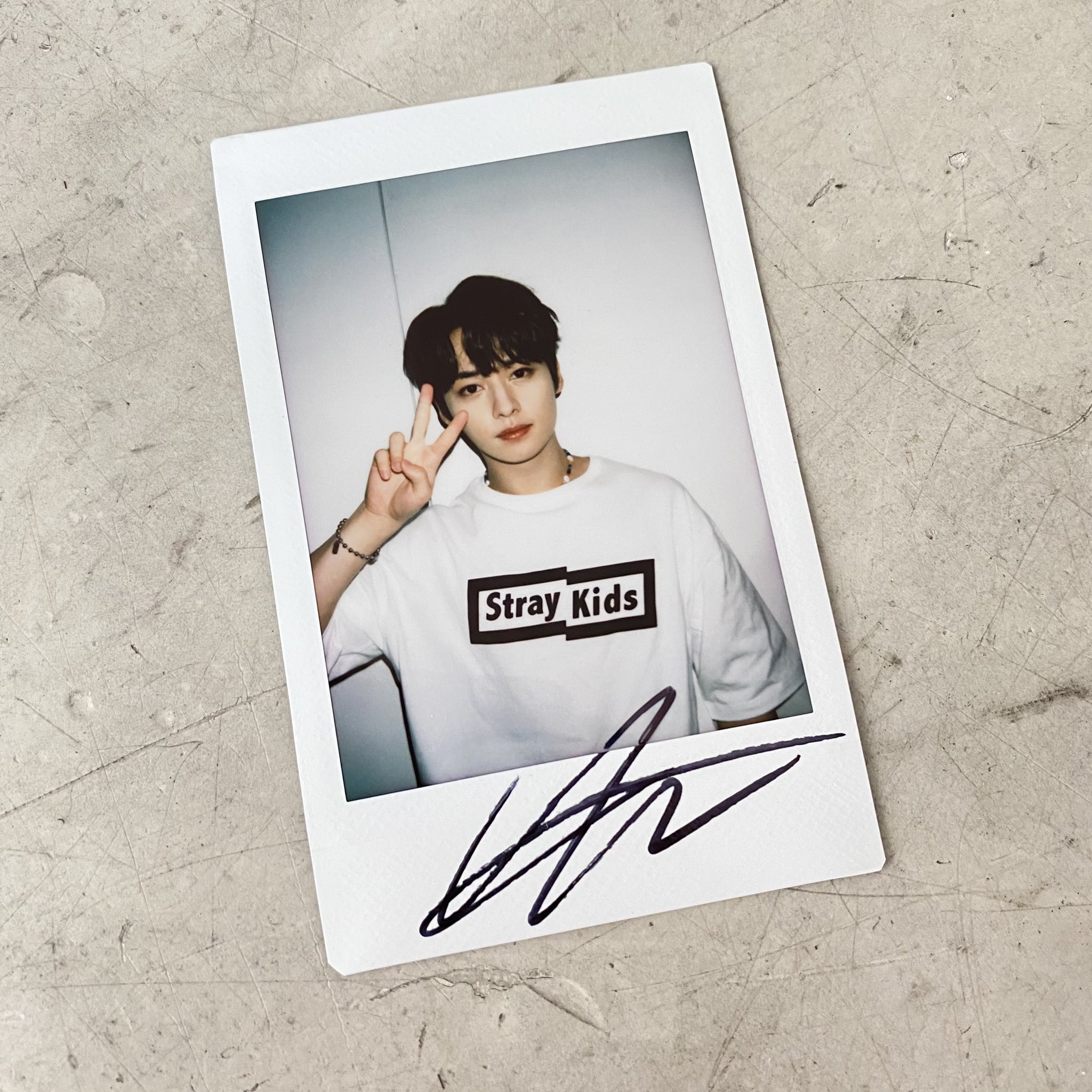 STRAYKIDS スキズLEEKNOW リノATE 購入特典 直筆サイン入り リノ