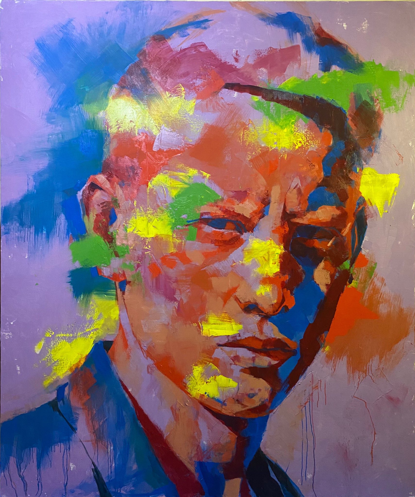 油絵 現代アート 愛 作者あんどうまさひろ 油彩画 油絵 現代アート 愛