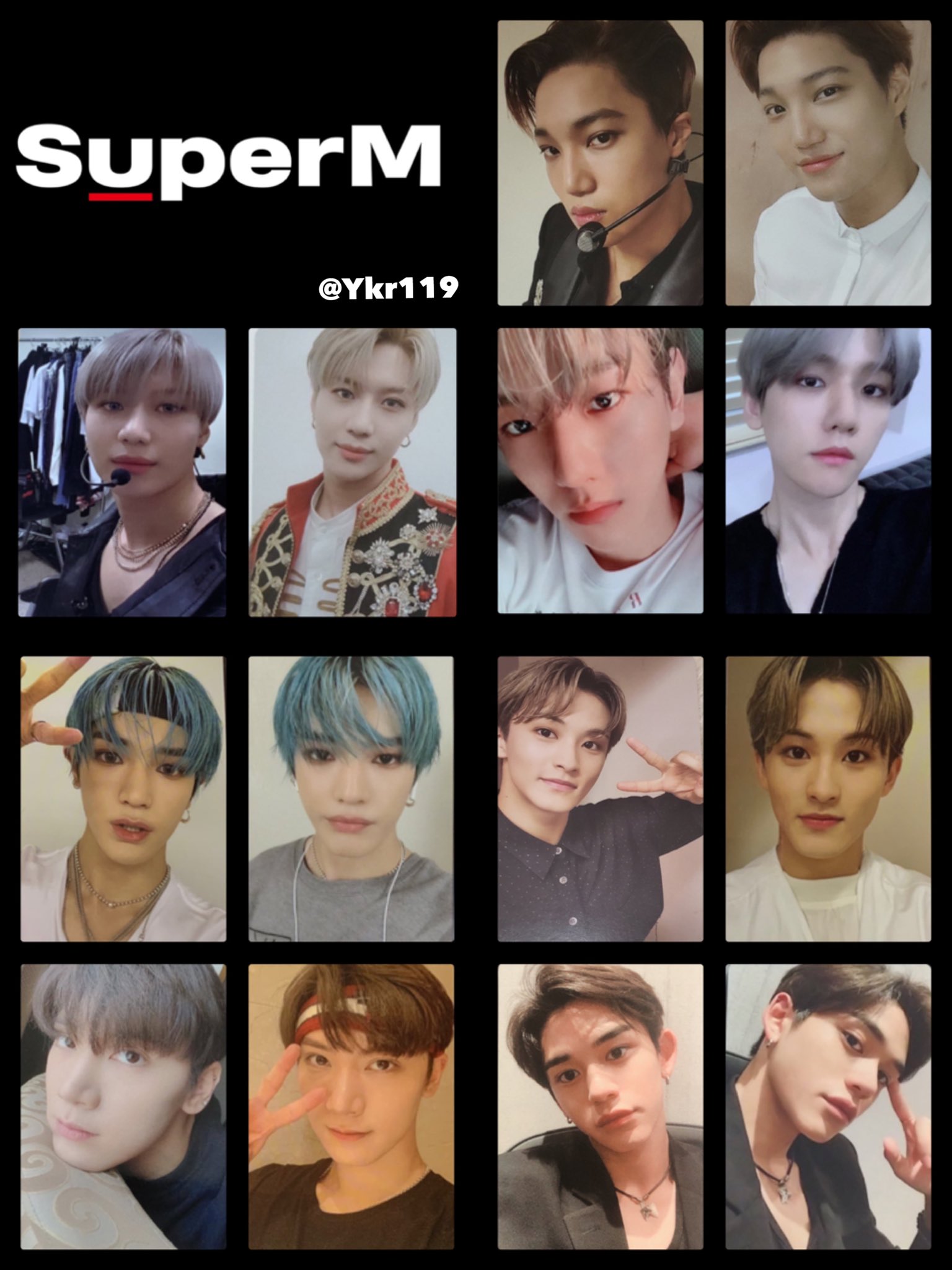 SuperM テヨン フォトスタンプ トレカ NCT SuperM テヨン スタンプ