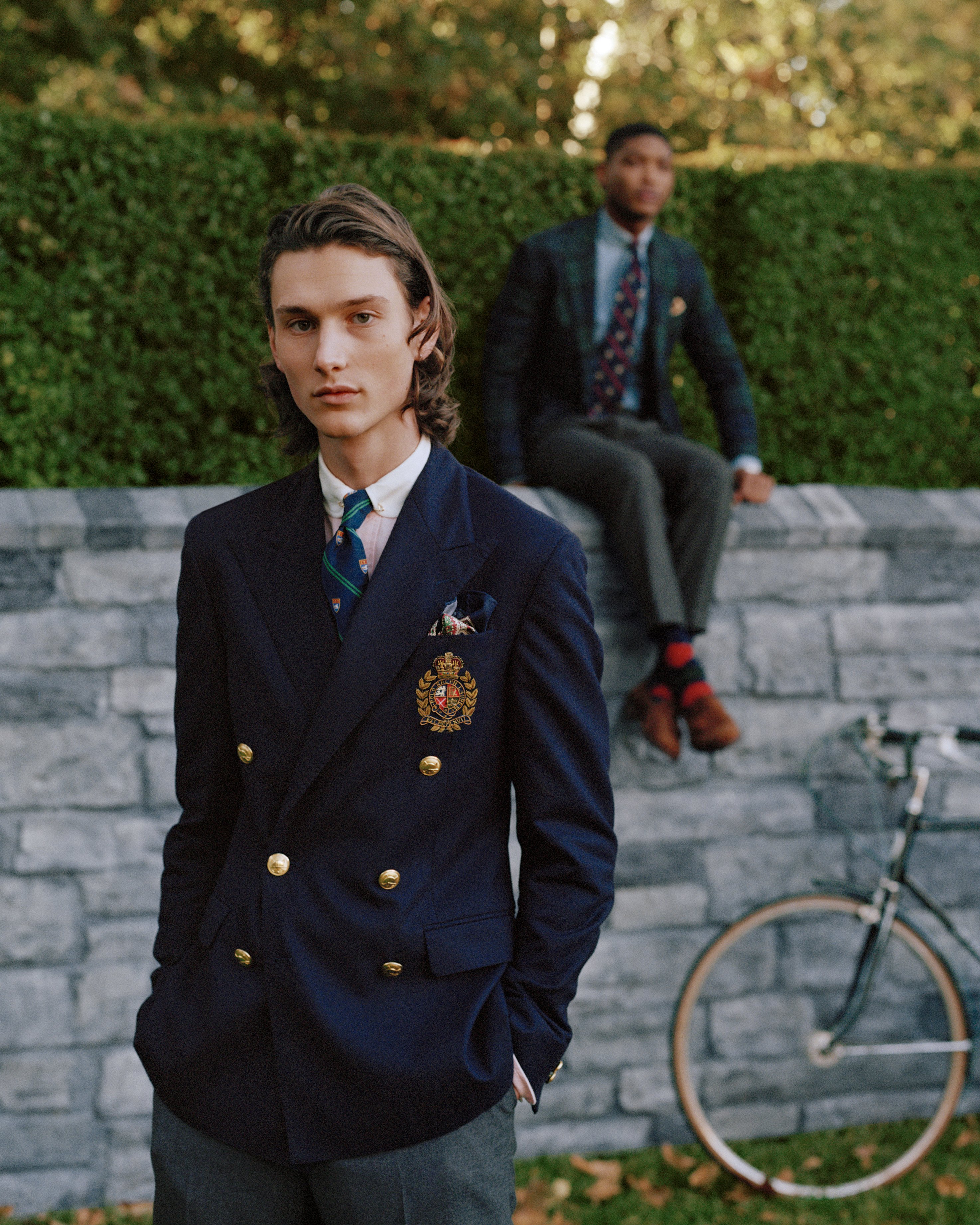 Polo Ralph Lauren ネイビー ブレザー Polo ウール ツイル ブレザー