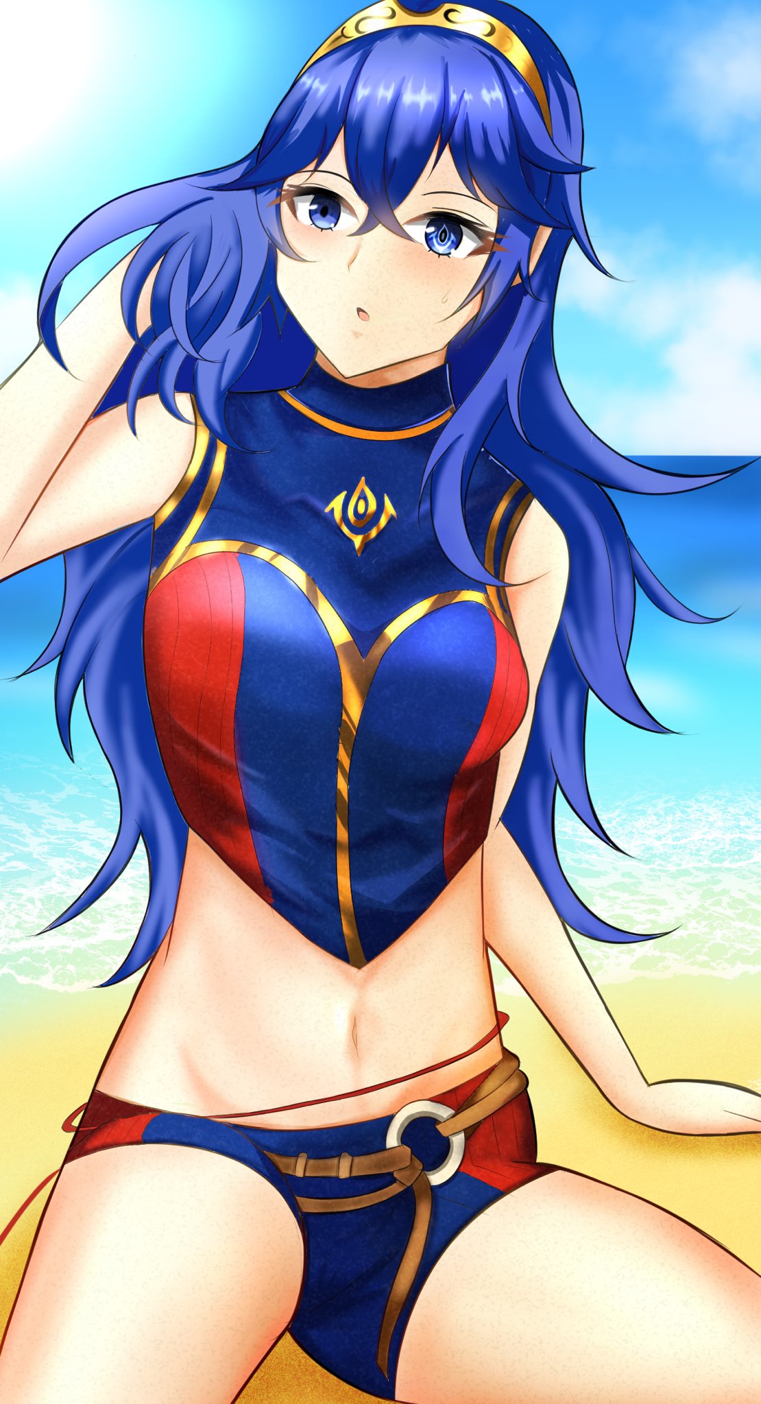 ファイアーエムブレムサイファ プロモカード 水着ルキナ 絶望に抗う