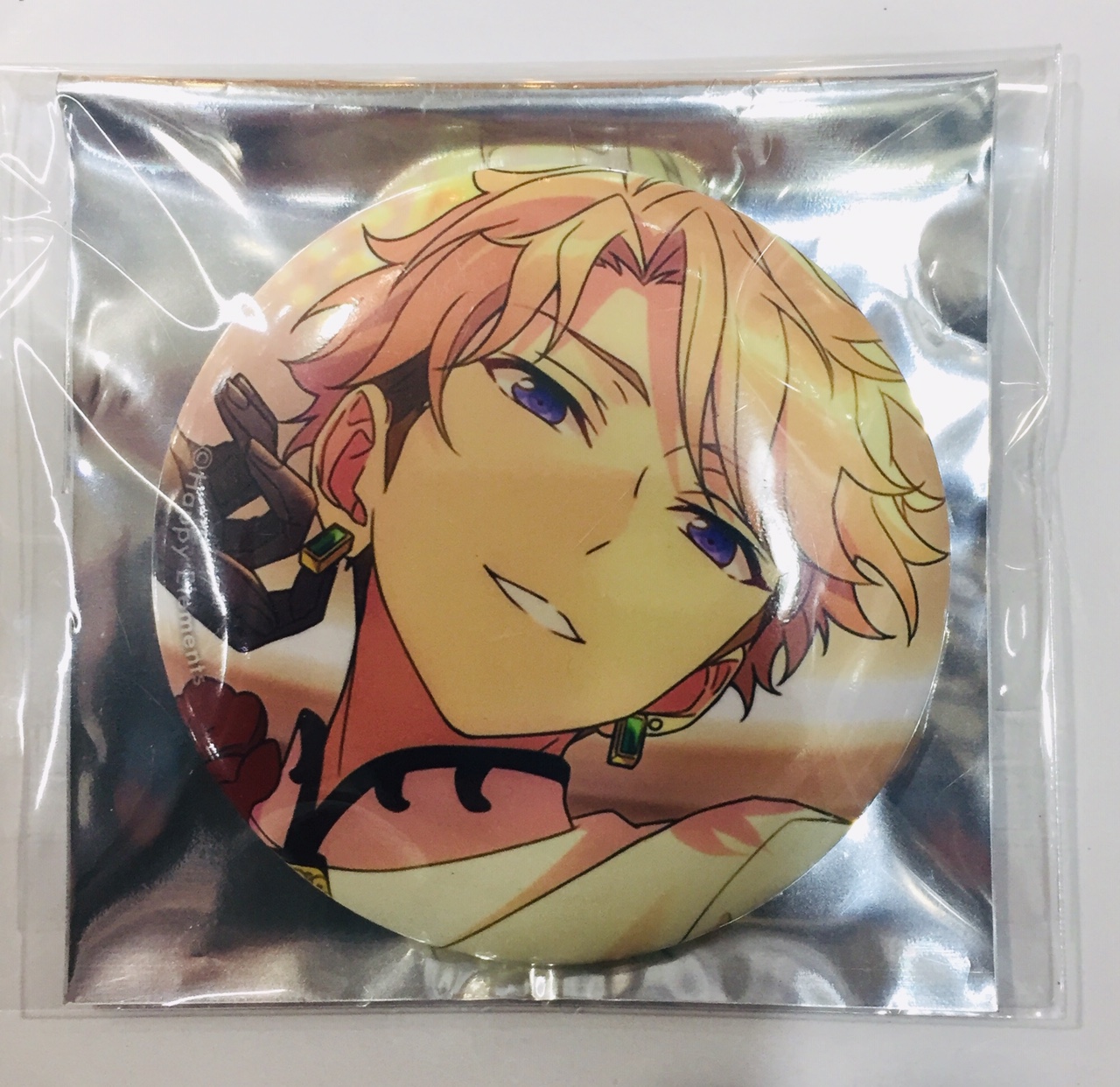 鳴上嵐 スタフォニ ハート缶バッジ Superbloom D あんスタ 鳴上嵐