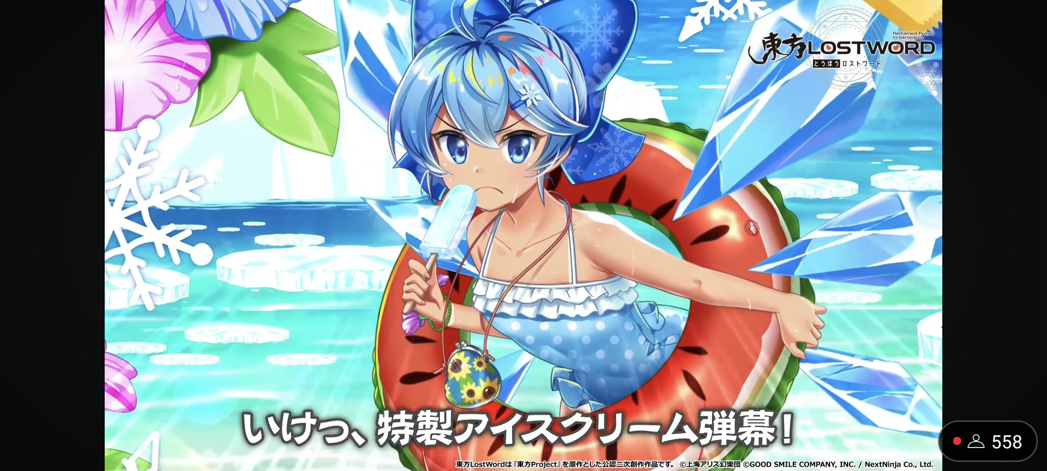 東方project チルノ だいちゃん 水着 美少女 クリアファイル VY21 東方