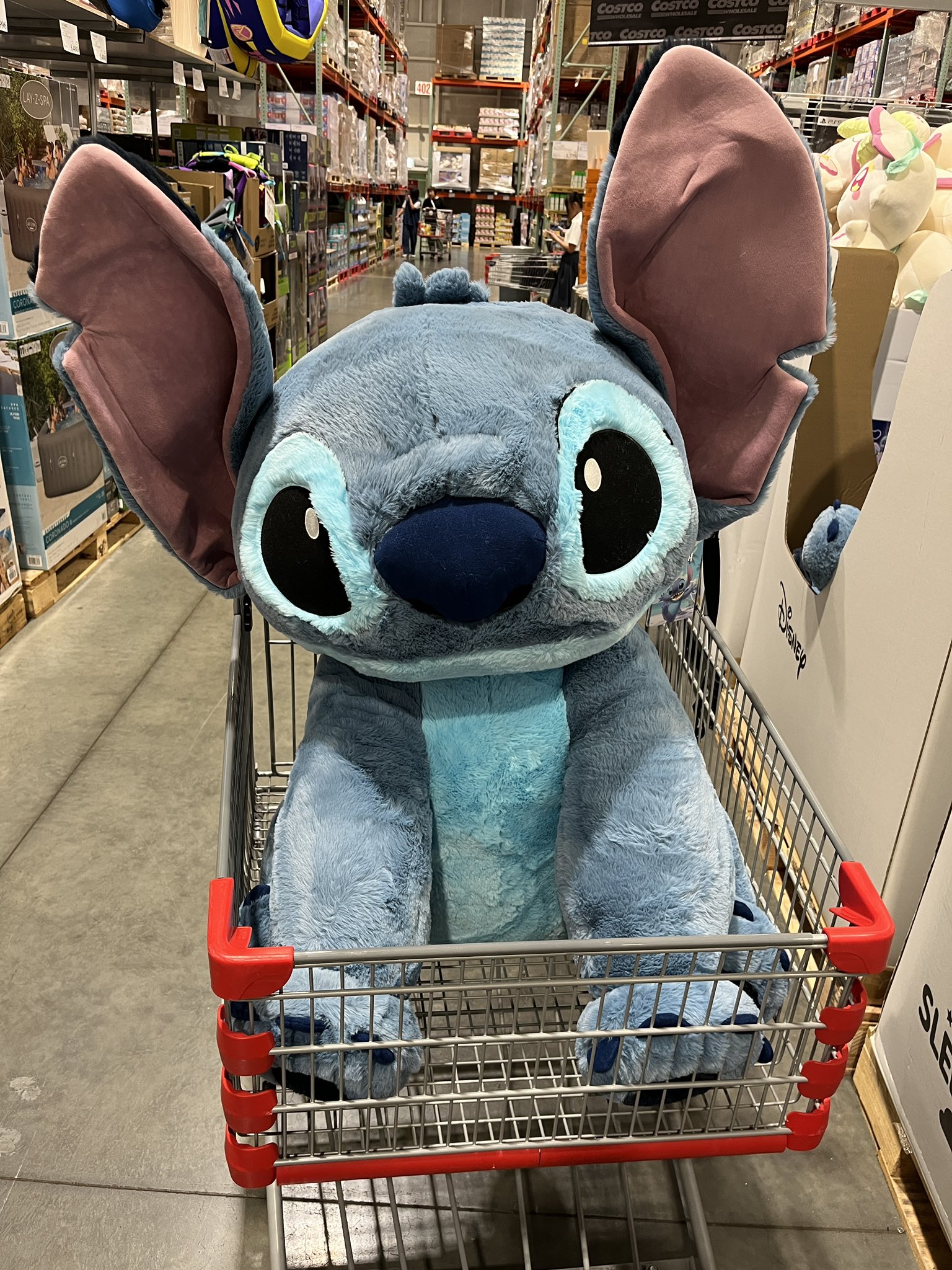 もう残りわずか大きいスティッチぬいぐるみ 残りわずか 巨大スティッチ