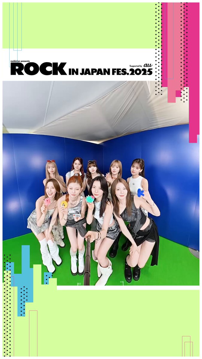 ROCK IN JAPAN FES. 2025】 🌈Artist Comment🌈 NiziU（@NiziU__