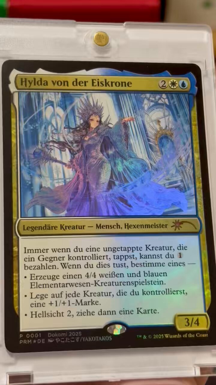 ドイツ語版 氷冠のヒルダ プロモ MTG Foil ドイツ語版 氷冠のヒルダ