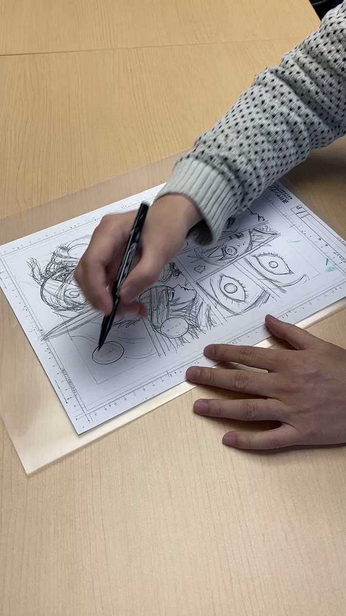 ヤンジャン51号で実施させていただきました連載700回記念の下絵原稿