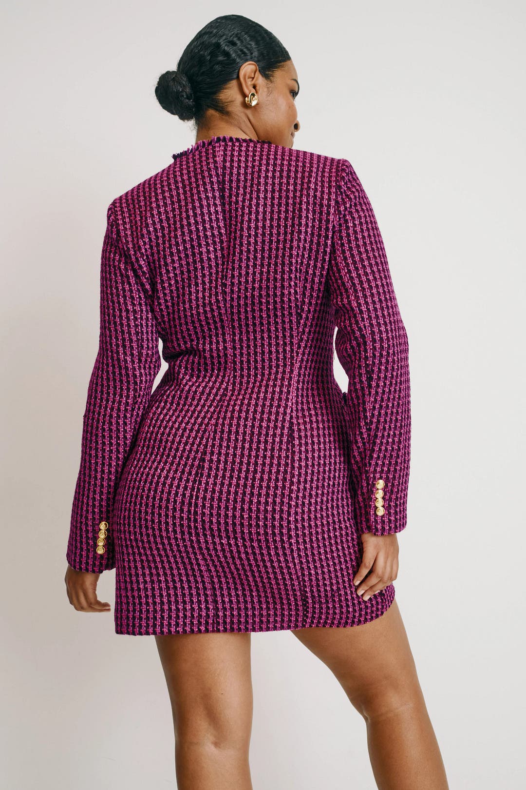 Long Sleeve Tweed Mini Dress by Derek Lam 10 Crosby x RTR | Rent
