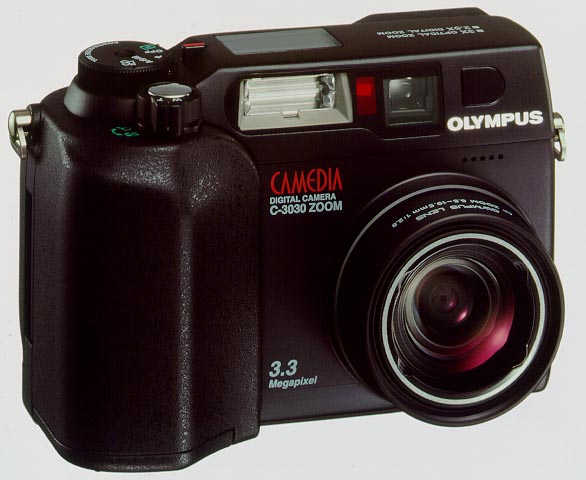 オリンパス、334万画素デジタルカメラ「C-3030ZOOM」など