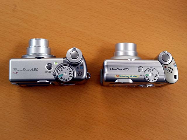 キヤノン、バリアングル液晶が付いた「PowerShot A80」