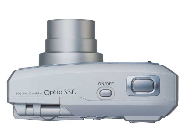 ペンタックス、回転型液晶搭載の320万画素/3倍ズームデジカメ