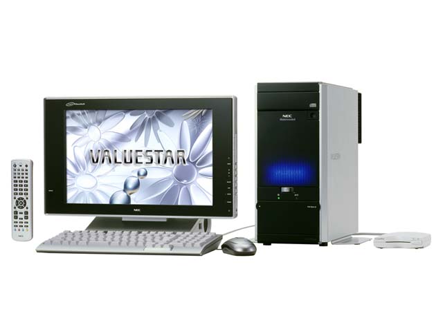 NEC、水冷Athlon 64搭載デジタルTV対応「VALUESTAR TZ」