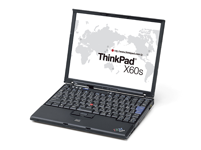 レノボ、1.16kgのCore Duo搭載ノート「ThinkPad X60s」