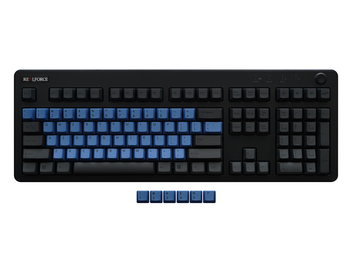 REALFORCE R3/R3S向けカラーキーキャップセットに新色が登場 - PC Watch