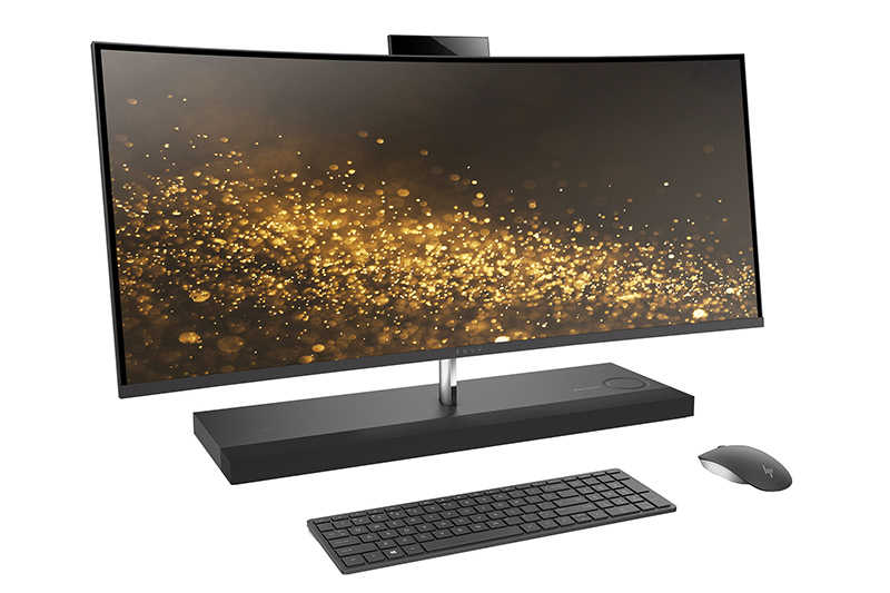 HP、「Amazon Alexa」搭載の34型ウルトラワイド液晶一体型PC - PC Watch