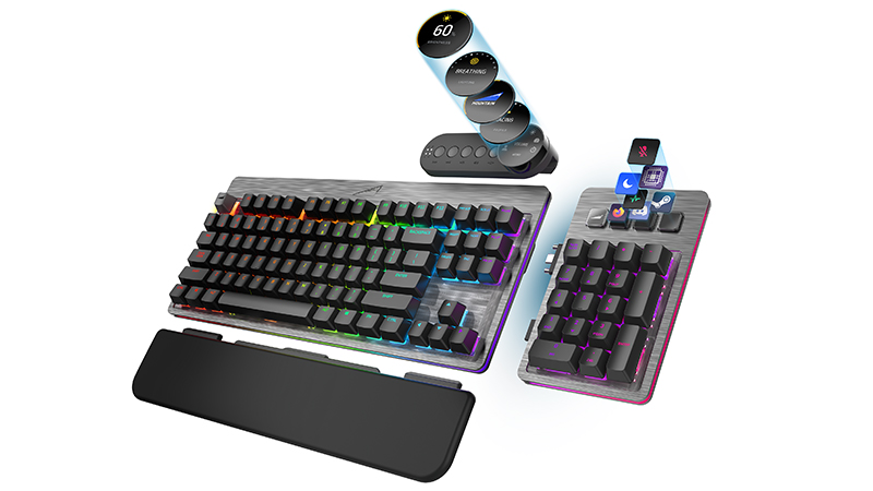 ホットスワップ対応Cherry MXスイッチ採用のモジュラー式ゲーミング