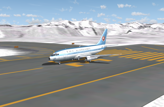 懐かしいモヒカンルックのANA B737-200Adv | ぴーぶっく