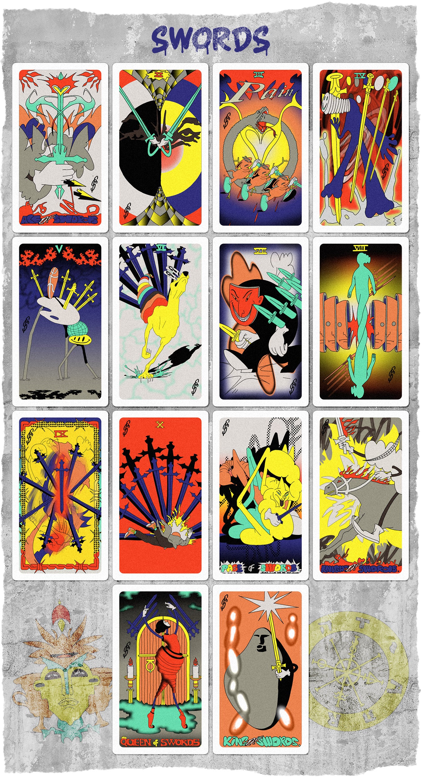 希少・未使用】Feldman Sisters Tarot Deck 希少・未使用】Feldman