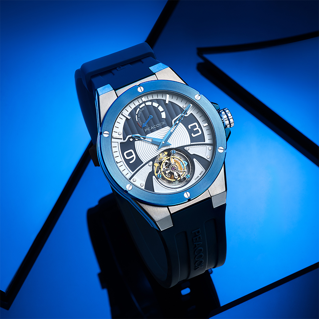 Peacock Voyager Center Axis Tourbillon Watch 43mm – Peacock Watches