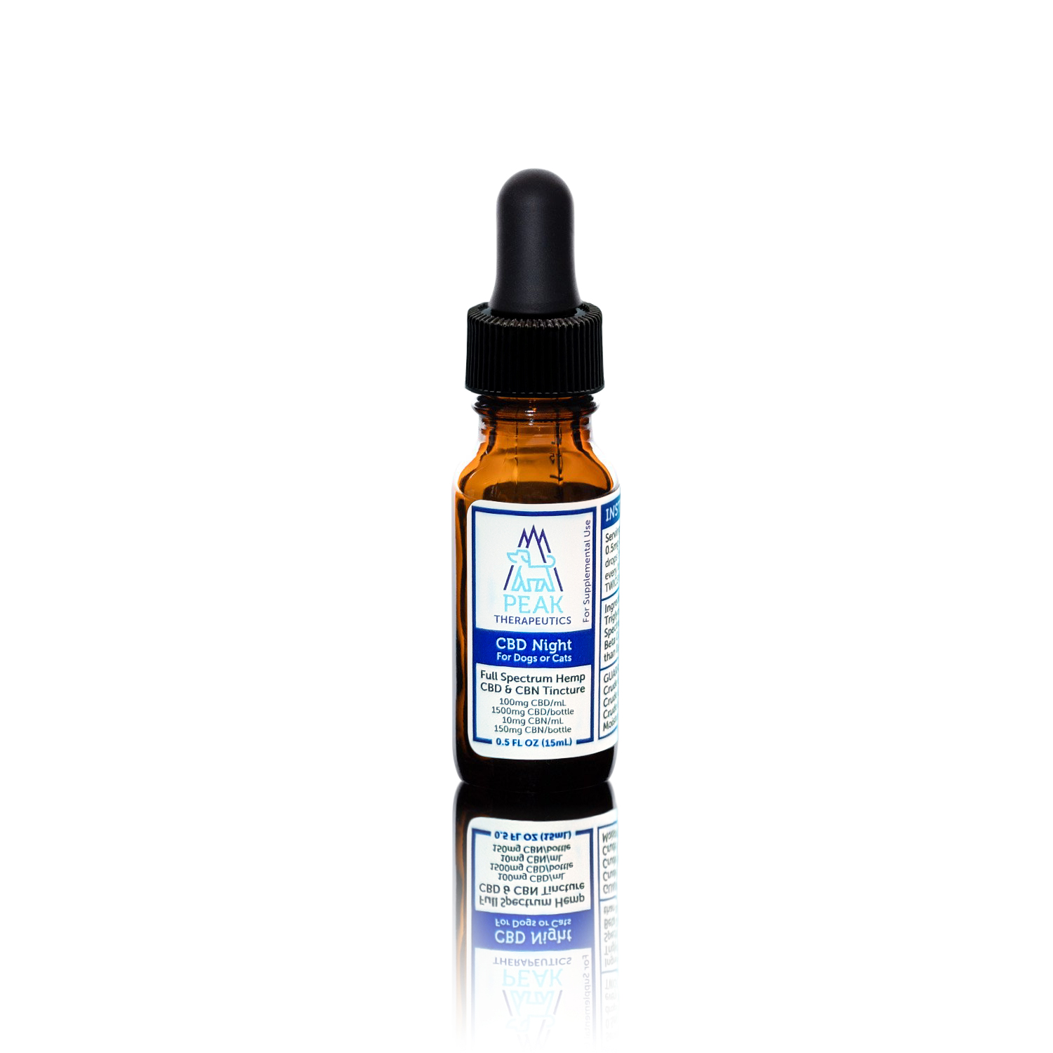CBD Night for Cats & Dogs (CBD + CBN): 15 ml (Purple Label)- Peak