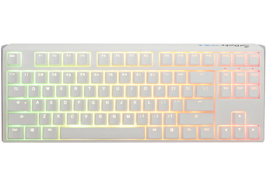 Ducky One 3 TKL Classic Pure White RGB 機械式鍵盤(青軸)