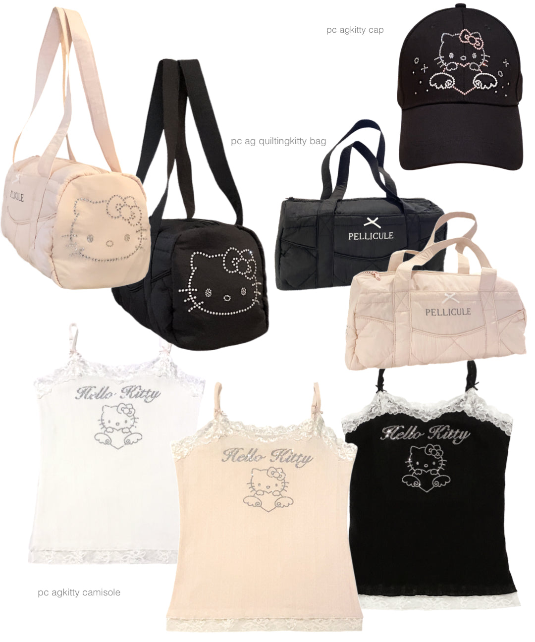 pc agkitty quiltingbag｜PELLICULE | ぺリキュール