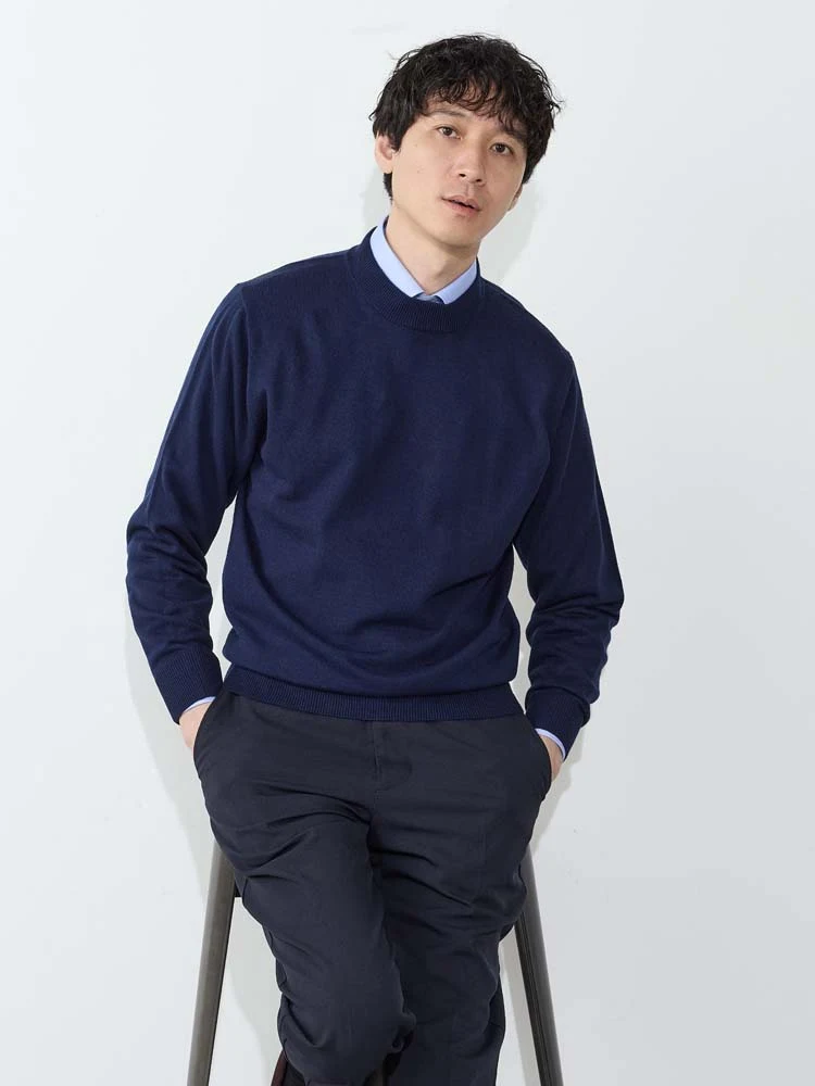 3点パック/Smart Pick！】モックネックニット Aセット（ブラック