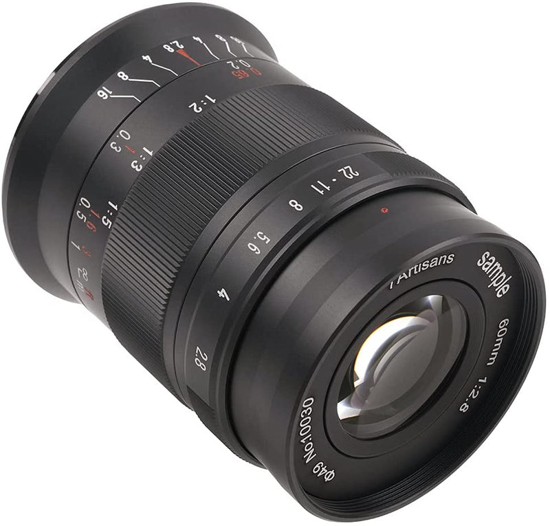 7artisans 60mm F2.8 APS-C マクロレンズ マニュアルフォーカス固定