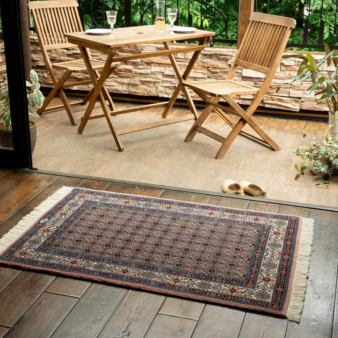 rubi _p】ペルシャ絨毯 トルクメン ラグ イラン 手織り（2） rubi _p