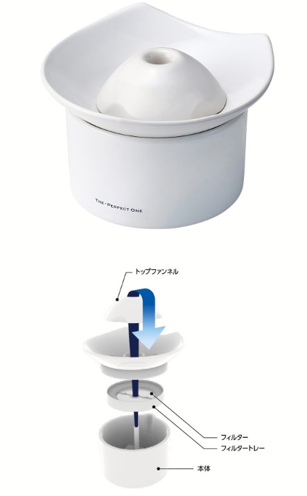 THE・PERFECT ONE 水素サーバー セラミック ファウンテン 猫用: 200
