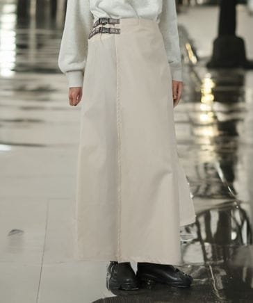 雨の日に】レイン巻きスカート[『めざましテレビ』放映アイテム